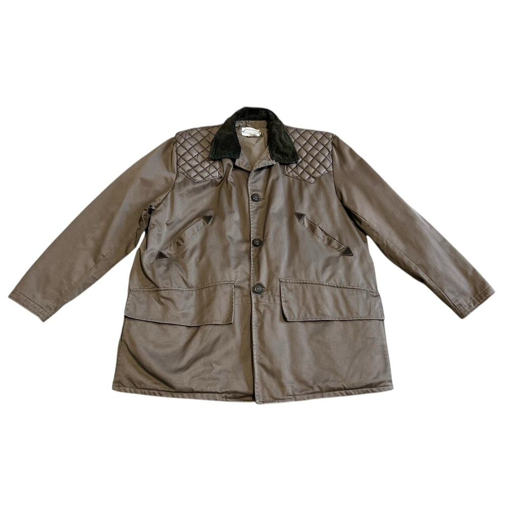Sears Ted Williams Vtg 60s Canvas Hunting Jacket Americana Gorpcore Talon XL